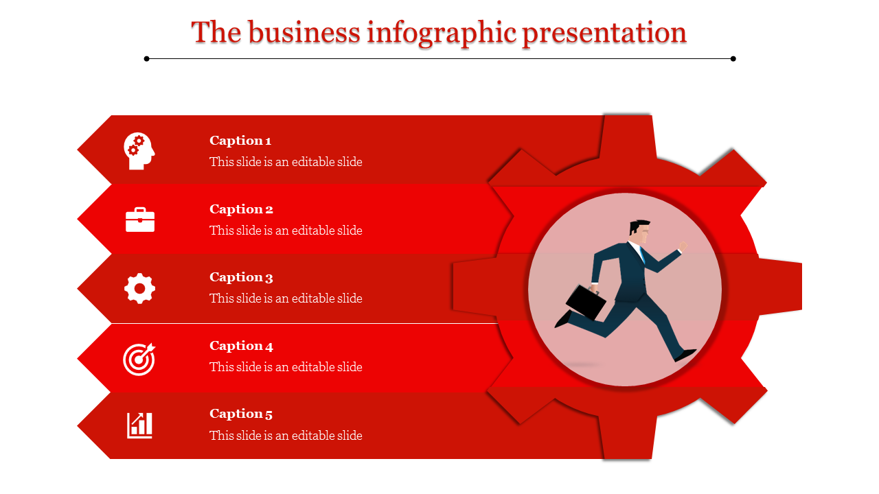 infographic presentation-The business infographic presentation-Red